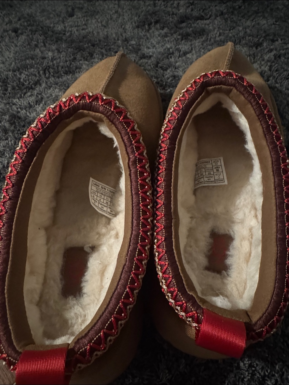 UGG Chestnut Suede Platform Slip- Size 8 - Picture 6 of 12